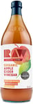 Raw Organic Apple Cider Vinegar with the Mother - Raw and Unfiltered - 1 L