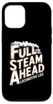 iPhone 12/12 Pro Locomotive Engineer Life Full Steam Ahead Train Lover Case