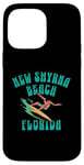 iPhone 14 Pro Max New Smyrna Beach Florida Surf Vintage Retro Style Design Case