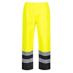 Portwest S486 Pantalon Hi-Vis Bicolore Jaune/Noir, XXXL