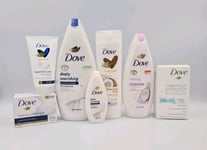 Dove Essential Care Set - Hand Cream, Body Wash, Lotion, Deodorant & Soap.