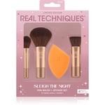 Real Techniques Sleigh The Night Mini Brush + Sponge Set brush set