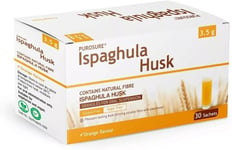 Ispaghula Husk Orange Granules 30 Sachets Natural Fibre for Oral Suspension