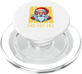 Santa Ho Ho Ho Christmas Xmas Humor Funny Office Party PopSockets PopGrip for MagSafe