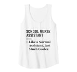 Womens Thank You Appreciation Day School nurse assistant Tank Top