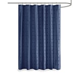 Urban Habitat Rideaux de Bain, Coton, Bleu Indigo, 70 inches x 72 inches