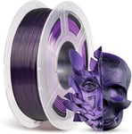 Filament PLA Soie pour Impression 3D,Filament PLA 1,75 mm pour Imprimante 3D FDM et Stylo 3D,Silk PLA 1kg,Noir Violet