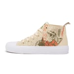 Akedo x Jurassic World Kids' Cream Signature High Top - UK Kids 2 / EU34