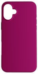 iPhone 16 Plus Dark Pink Style Aesthetic Color Case