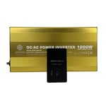 Marlec Inverter Spectra 1200W 12V PureSineRC Ren sinus-inverter Båt- och bilbatteri 