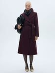 Mango Sirenita Wool Blend Wrap Coat