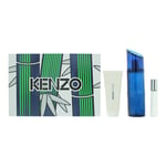 Kenzo Homme Intense Eau de Toilette 3 Piece Gift Set