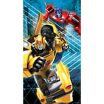 Sanders&sanders - papier peint panoramique Transformers jaune, rouge et bleu