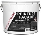 Peinture façade blanc solvant résine pliolite multi supports 10L