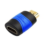 KabelDirekt – Adaptateur HDMI Compatible avec (HDMI 1.4/2.0/2.0a, Femelle HDMI > fiche HDMI, Haut débit avec Ethernet) Top Series