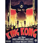 Wee Blue Coo Film King Kong Horror Monster Wall Art Print Mur Décor 30 x 41 cm