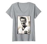 Womens Bobby Charlton Manchester United 1957 V-Neck T-Shirt