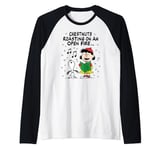 Peanuts - Lucy Snoopy Christmas Carol Raglan Baseball Tee