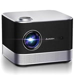 [NetfIix Officially & DoIby Audio] AURZEN 4K Supported Smart Projector with Auto Focus & Keystone, 2 Extra Auto Tech, HDR 10 60Hz WiFi Bluetooth Outdoor Portable Projector for Smartphone/USB/HDMI