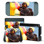 Kit De Autocollants Skin Decal Pour Console De Jeu Nintendo Ns Switch Fortnite Fortnite, T1tn-Switch-5206