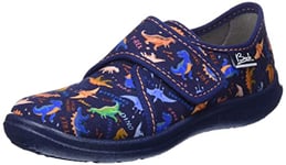 Beck Dinosaure Chaussons, Bleu foncé, 32 EU