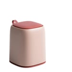 HUANGDANSEN Mini Bin Desktop Household Trash Basket With Lid Table Trash Can Creative Office Household Mini Trash Can Car Trash Can