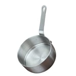 Hemoton Milk Pot Butter Warmer Multifunctional Stainless Steel Saucepan Seasoning Bowl Kitchen Cookware (Silver, Small)