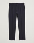 Filippa K Slim Wool Trousers Dark Navy