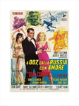 Pyramid International James Bond (from Russia with Love-Sketches) -Art Print 60 x 80cm, Paper, Multicoloured, 60 x 80 x 1.3 cm