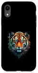 iPhone XR TIGER in the Asian forest art save the tigers protect tiger Case