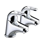 Bristan Java Basin Taps - Chrome Plated