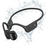 ANINUALE Bone Conduction Headphones Bluetooth 5.3 Swimming Headphones IP68 Waterproof Headphones for Swimming Open-Ear Wireless Earphones with MP3 Player 32GB for Running, Cycling, Swimming