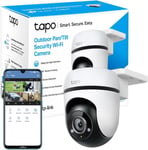 Tapo 1080p Full HD Pan/Tilt Wireless Outdoor Security Camera, 360° Motion IP65