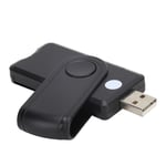 New Smart Card Reader SD/TF ID SIM Recognizer With Driver CD For Desktop