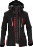 Veste Technique 3 En 1 Femme Xb-4w Matrix Noir - Rouge - Conditions Extrêmes