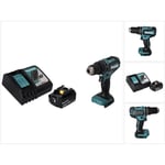 Dhp 485 RM1 Perceuse-visseuse à percussion sans fil 18 v 50 Nm Brushless + 1x batterie 4,0 Ah + chargeur - Makita