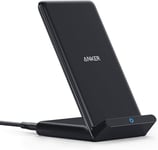 Anker Wireless Charger, PowerWave Stand, Qi-Certified for iPhone 15/14/13/12 SE,