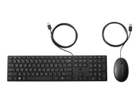 HP Desktop 320MK - Ensemble clavier et souris - AZERTY - Belge - pour HP 34; Elite Mobile Thin Client mt645 G7; EliteBook 830 G6