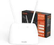 4G07 Box 4g Routeur,Modem 4G+ LTE Bi-Bande WiFi(5GHz:867 Mbps +2.4GHz:300 Mbps) 4G + Routeur Mobile avec Carte SIM pour Tout Opérateur,Connectivité Jusqu'au 64 Appareils,2 Antennes Amovibles.[Y377]