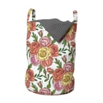 Floral Laundry bag Vintage English Garden Art