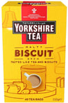 Yorkshire Tea Biscuit Brew Flavoured Tea Bags, Pack of 4 Total 160 Tea bags