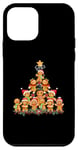 Coque pour iPhone 12 mini Jolly Gingerbread Christmas Tree Tee Gingerbread T-shirt pour femme