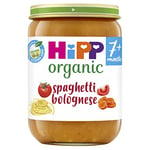 HiPP Organic Spaghetti Bolognese Baby Food Jar 7+ Months (6 x 190g)