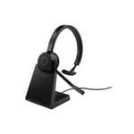 Headset - Bluetooth - trådlöst - USB-A via Bluetooth-adapter - Jabra - Jabra Evolve 65 TE Mono - Headset - on-ear