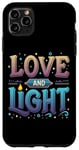 Coque pour iPhone 11 Pro Max Célébration des fêtes de Hanoukka Love and Light