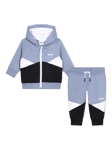 HUGO BOSS Baby Colour Block Hoodie & Joggers Set, Medium Grey