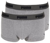 PUMA Short Boxer 2P XL Gris - 758 - Middle Grey Melange