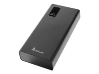 Extralink Epb-068 - Strömförsörjningsbank - 20000 Mah - 22.5 Watt - 4.5 A - Fast Charge - 3 Utdatakontakter (2 X 9-Stifts Usb Typ A, 24 Pin Usb-C) - Svart