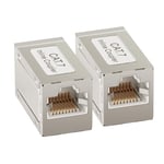 Coupleur RJ45, 5 Pièces Ethernet Raccord RJ45, Connecteur RJ45 Cat7, Cat6, Cat5, Cat5e Compatible avec câbles réseau Femelle vers Femelle.[G1581]