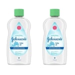 2x Johnson's Baby Oil Essential 500ml